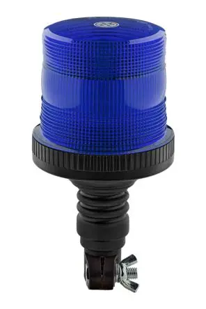 Produktfoto 1 von RS PRO VLCB LED Filament/Warnsummer LED-Signalleuchte 110V Blau Basis, Ø 111 mm x 203 mm IP67
