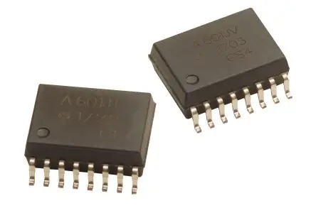 Produktfoto 1 von Broadcom ASSR-601JT, AEC-Q101 Oberfläche 1 Optokoppler DC-In, 16-Pin SO, Isolation 5000 V eff.