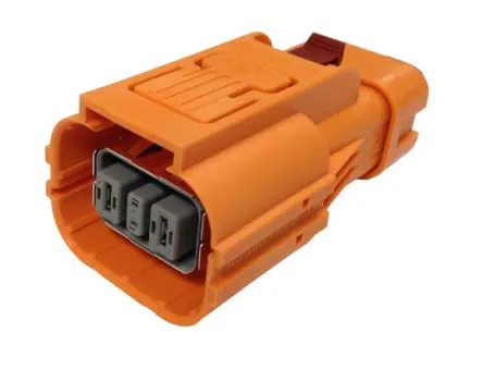 Produktfoto 1 von Amphenol Industrial HVSL630 EV-Steckverbinder, PowerLok-Stecker mit HVIL 40A, 1-reihig, 2-polig, Stecker, 6mm², Buchse