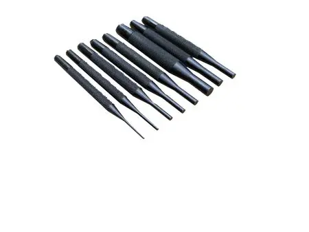 Produktfoto 1 von RS PRO Splintentreiber Satz, 8-teilig, Länge 101.6 mm, Splinttreiber