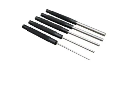 Produktfoto 1 von RS PRO Splintentreiber Satz, Ø 9.5mm, 5-teilig, Länge 205mm, Splinttreiber