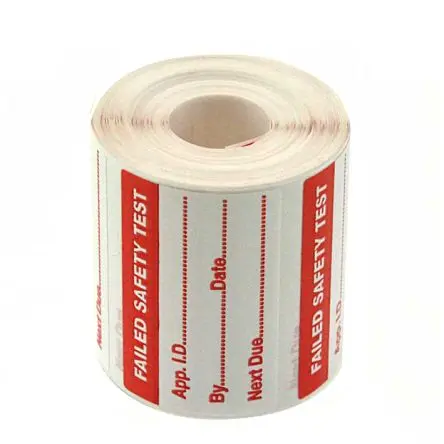 Produktfoto 1 von Fluke Etiketten für Gerätefehler PAT-Prüfetikett für Tragbarer Gerätetester 6200-2