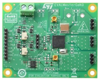 Produktfoto 1 von STMicroelectronics MASTERGAN3 Entwicklungsboard, Demoboard für MASTERGAN3 Halbbrücken-Treiber, für MASTERGAN3