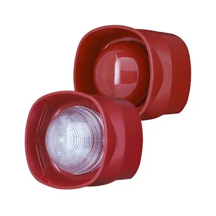 Produktfoto 1 von Eaton LED, Filament/Warnsummer-Licht Beacon-Sounder-Kombination 35V dc Rot IP21 Basis / 99 dB 99 dB @ 1m