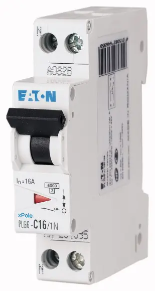 Produktfoto 1 von Eaton xPole Miniaturüberlastschalter Typ B, Pol 1-polig 16 A 230 V ac, Abschaltvermögen 10 kA xPole