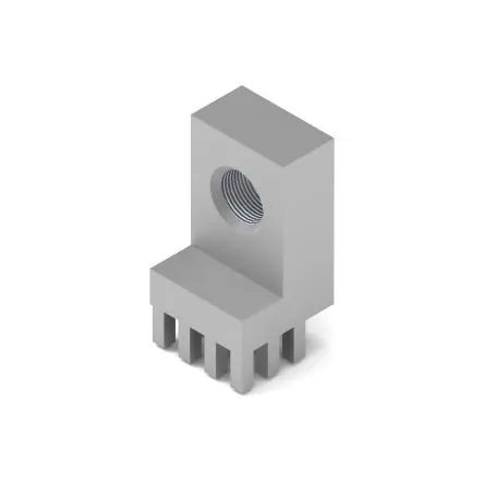 Produktfoto 1 von Wurth Elektronik Messing Schraubanschlussklemme, 12 Stränge, gewinkelt 180A