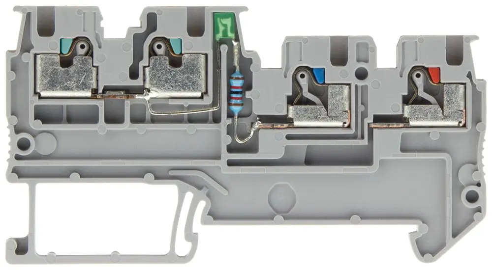 Produktfoto 1 von Siemens 8WH Anschlussklemmenblock DIN-Schiene 3 Grau, 1.5 mm², 250 V Schraubbefestigung