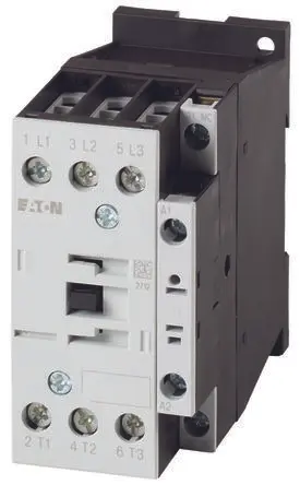 Produktfoto 1 von Eaton Schütz 230V ac-Spule, 3-polig, 400V / 36 A 15 kW 1 Öffner Motorsteuerung, Umkehrend 1-Hilfskontakte