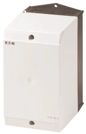 Produktfoto 1 von Eaton CI; Universalgehäuse; GF Polycarbonat; Schwarz, Gehäuseunterseite: Tiefschwarz, Hellgrau; IK06 IP65 Breite 120 mm