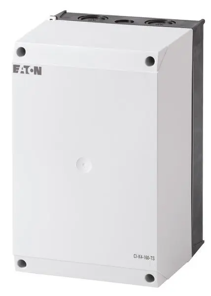 Produktfoto 1 von Eaton CI; Universalgehäuse; GF Polycarbonat; Hellgrau, Jet-.Schwarz, Schwarz; IK06 IP65 Breite 160 mm Höhe 240 mm Länge