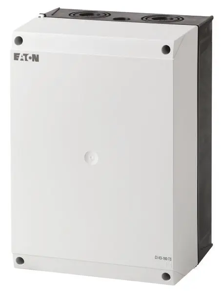 Produktfoto 1 von Eaton CI; Universalgehäuse; GF Polycarbonat; Schwarz, Gehäuseunterseite: Tiefschwarz, Hellgrau; IK06 IP65 Breite 200 mm