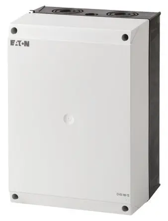Produktfoto 1 von Eaton CI; Universalgehäuse; GF Polycarbonat; Schwarz, Gehäuseunterseite: Tiefschwarz, Hellgrau; IK06 IP65 Breite 200 mm