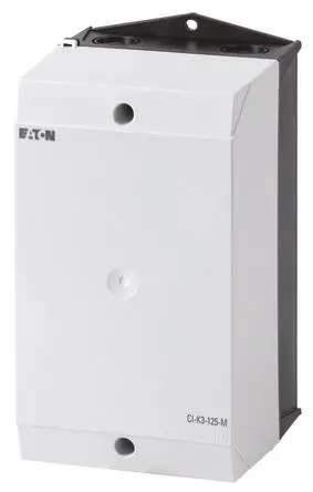 Produktfoto 1 von Eaton CI; Universalgehäuse; GF Polycarbonat; Schwarz, Gehäuseabdeckung: Hellgrau, Hellgrau, Basis: Jet-.Schwarz; IK06