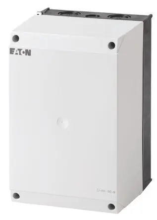 Produktfoto 1 von Eaton CI; Universalgehäuse; GF Polycarbonat; Schwarz, Gehäuseunterseite: Tiefschwarz, Hellgrau; IK06 IP65 Breite 160 mm