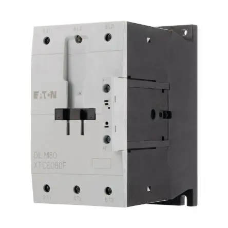 Produktfoto 1 von Eaton DILM Schütz 24V dc, 27 V dc-Spule, 3-polig, 400V / 80 A 37 kW Motorsteuerung, Umkehrend