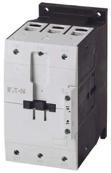 Produktfoto 1 von Eaton DILEM Schütz 24/27 V dc-Spule, 3-polig, 690V / 115 A 24 to 27 V dc 55 kW Umkehrend