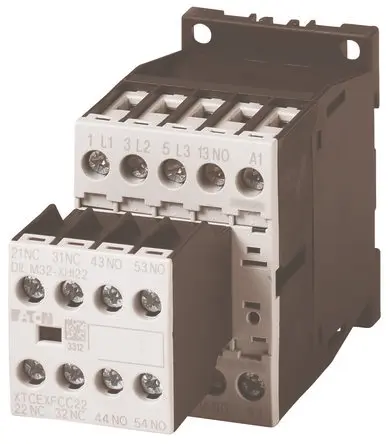 Produktfoto 1 von Eaton DILM12-32(24VDC) Schütz 24V dc-Spule, 3-polig, 400V / 12 A 24V dc 5.5 kW 3 Schließer/2 Öffner Motorsteuerung,