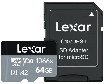 Lexar MicroSDXC MicroSD Klasse 10, UHS-Geschwindigkeitsklasse 3 (U3), Video-Geschwindigkeitsklasse 30 (V30), TLC