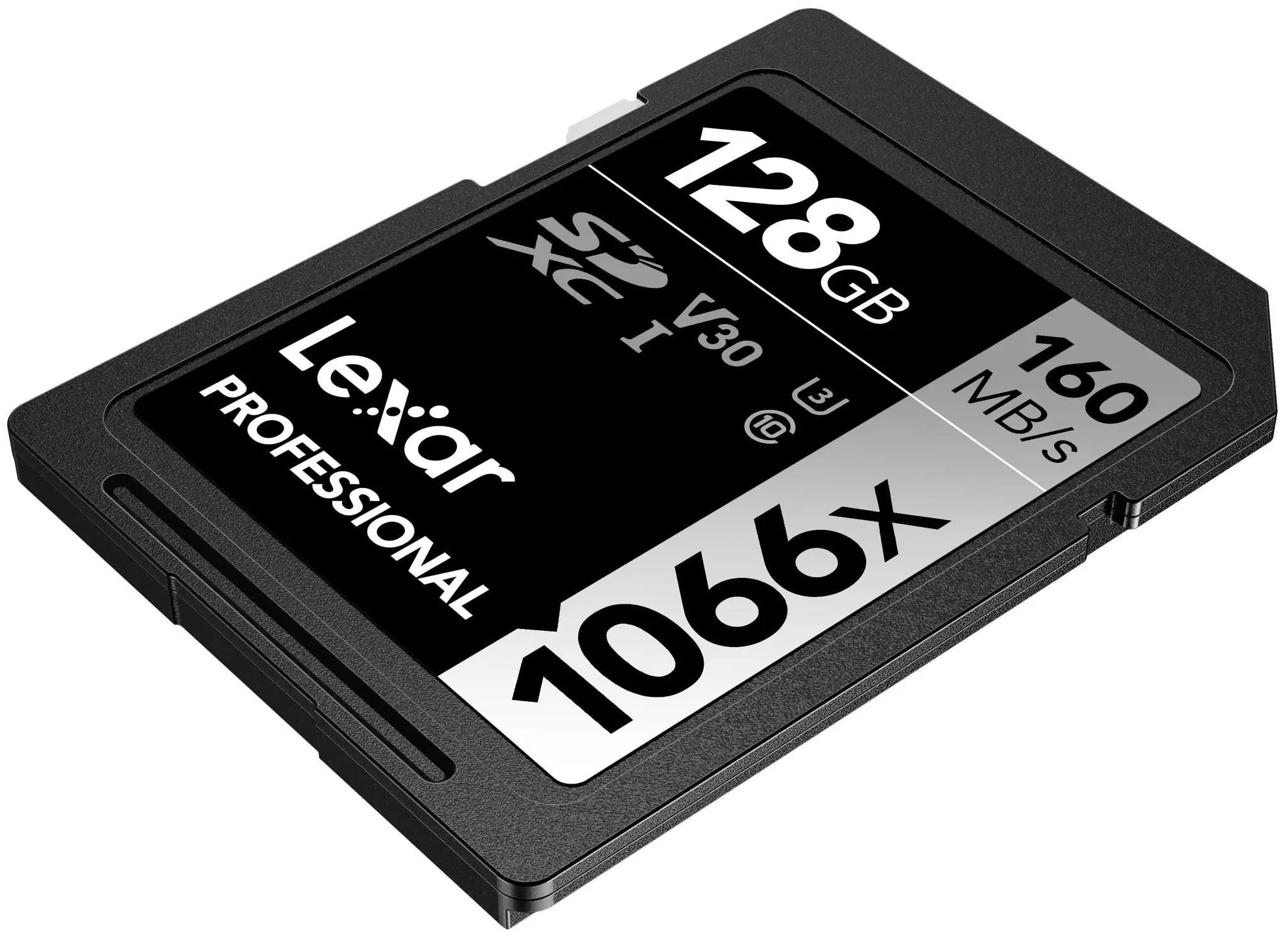 Produktfoto 1 von Lexar 128 GB Silver SDXC SD-Karte Klasse 10 Industriequalität, TLC