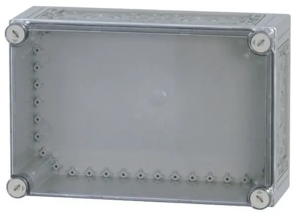 Eaton CI; Universalgehäuse; GF Polycarbonat; RAL 7035, Rauchgrau, Hellgrau (Basis), Klar Geflanscht; IK10 IP65 Breite