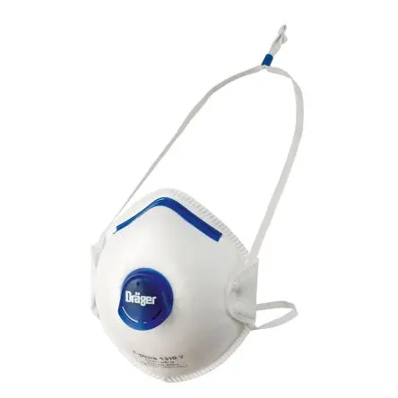 Produktfoto 1 von DRAEGER X-plore 1300 Staubschutzmaske mit Ventil FFP1 EN 149:2001+A1:2009, AS/NZS 1716:2012, EU guideline 89/686/EWG