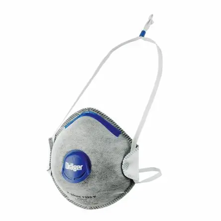 Produktfoto 1 von DRAEGER X-plore 1300 Staubschutzmaske mit Ventil FFP2 EU guideline 89/686/EWG, Australian Standard AS/NZS 1716:2012, EN