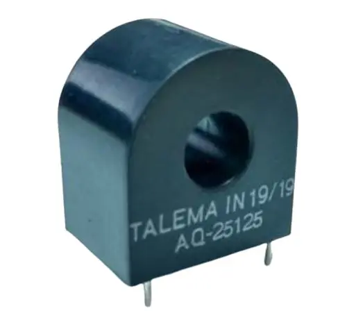 Produktfoto 1 von Nuvotem AQ Stromwandler, Durchgang, 2500:1 Induktiv 125A, Leitermaß 9mm, 25mm x 27mm