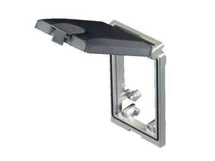 Produktfoto 1 von Rittal SZ Typ Gehäuserahmen Schnittstellen und Buchsen Polycarbonat