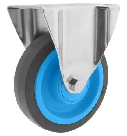 Produktfoto 1 von Guitel Hervieu Feststehend Rolle, Rad ø 160 mm, 350 kg, Ges H. 196 mm, Rad B. 41 mm, Elastisch