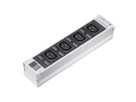 Produktfoto 1 von Rittal DK 7856.220 IEC C13 Steckdosenleiste, 4-fach