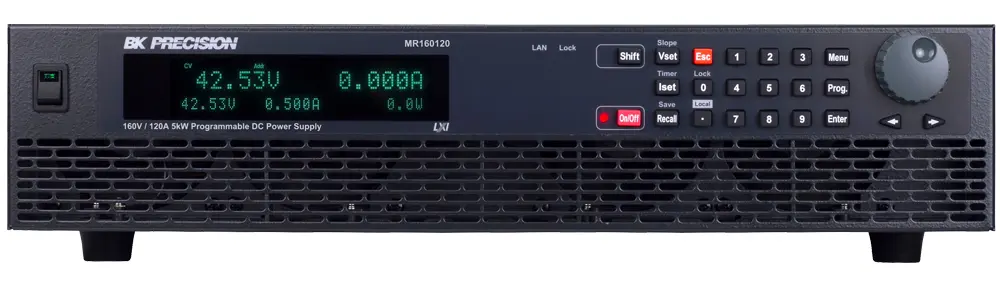 Produktfoto 1 von BK Precision MR160120 Labornetzgerät 5kW, 160V / 120A, ISO-kalibriert