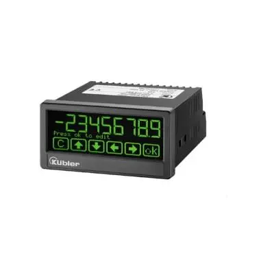 Produktfoto 1 von Kübler LED Multifunktions-Panel-Messgeräte für Strom, Spannung H 92 mm B 45 mm 8-Stellen T. 116 mm 13 mm Ziffernhöhe