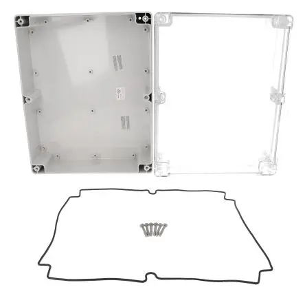 Produktfoto 1 von Hammond 1554; Gehäuse; Polycarbonat; Grau IP68 Breite 238.8 mm Höhe 95 mm Länge 300 mm