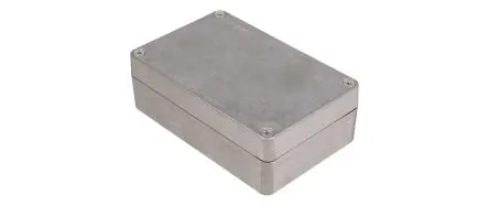 Produktfoto 1 von Hammond 1550Z; Gehäuse; Aluminium; farblos; IK08 IP66 Breite 80.5 mm Höhe 25.1 mm Länge 125.5 mm