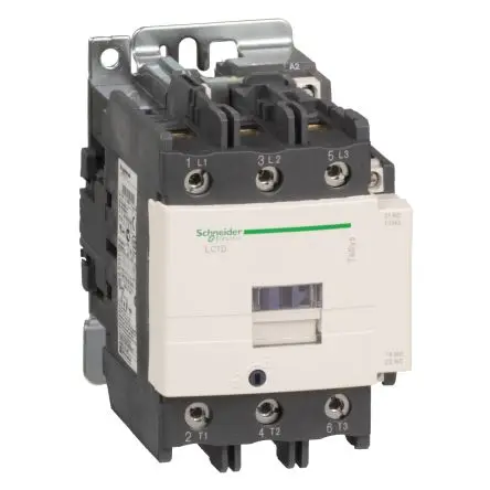Produktfoto 1 von Schneider Electric LC1D Schütz 24V-Spule, 3-polig, 690V / 80 A 24V 37 kW 3 Schließer Motorsteuerung,