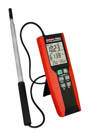 Produktfoto 1 von Sefram SEFRAM9862 Anemometer bis 0 To 25m/s, 0.01m/s, Luftdurchfluss, Typ Teleskop Flügelrad