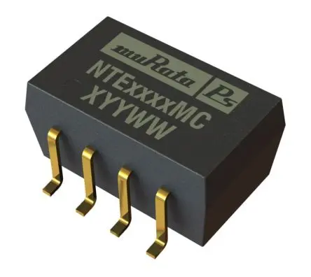 Produktfoto 1 von Murata NTE Isolierter DC/DC-Wandler, 4.5V dc, 5.5 V dc OUT 4.5V 1 kV 1 W -40 °C 85 °C