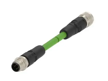 Produktfoto 1 von TE Connectivity TAD1454 Cat5e Ethernet-Kabel, 2 m, Grün 4 Abgeschirmt Geschirmt, Polyurethan