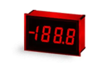 Produktfoto 1 von Murata DMS-20PC-4/20 LED Multifunktions-Panel-Messgeräte für Gleichstrom H 22.4 mm B 35.1 mm 3.5-Stellen T. 24 mm 9.4 mm