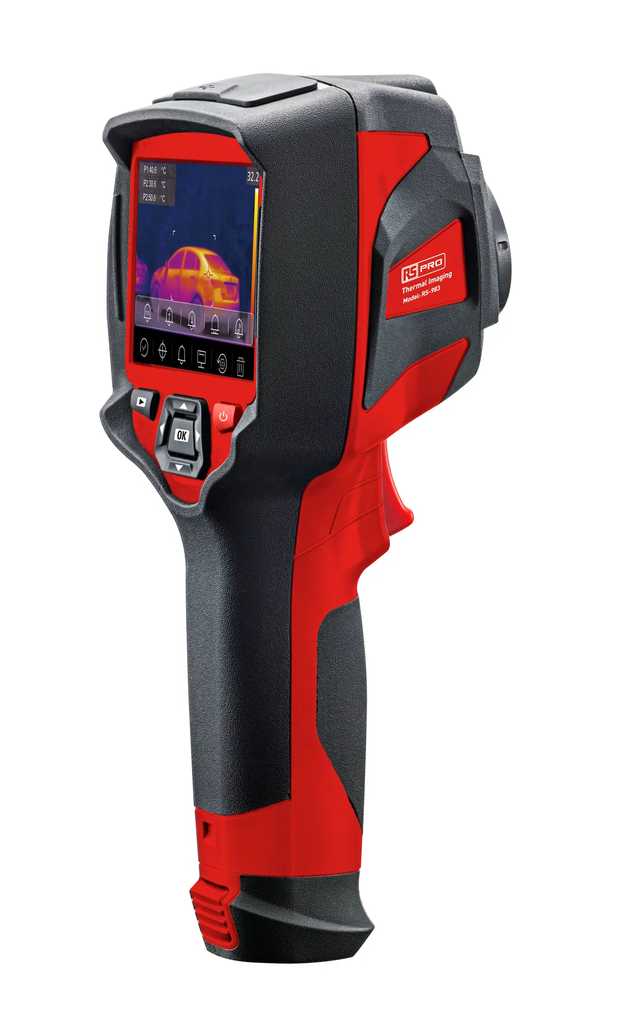 Produktfoto 1 von RS PRO Wärmebildkamera mit WLAN Fest-Fokus 80 x 80Pixel, -20 °C→+330 °C / <50mK , ISO-kalibriert