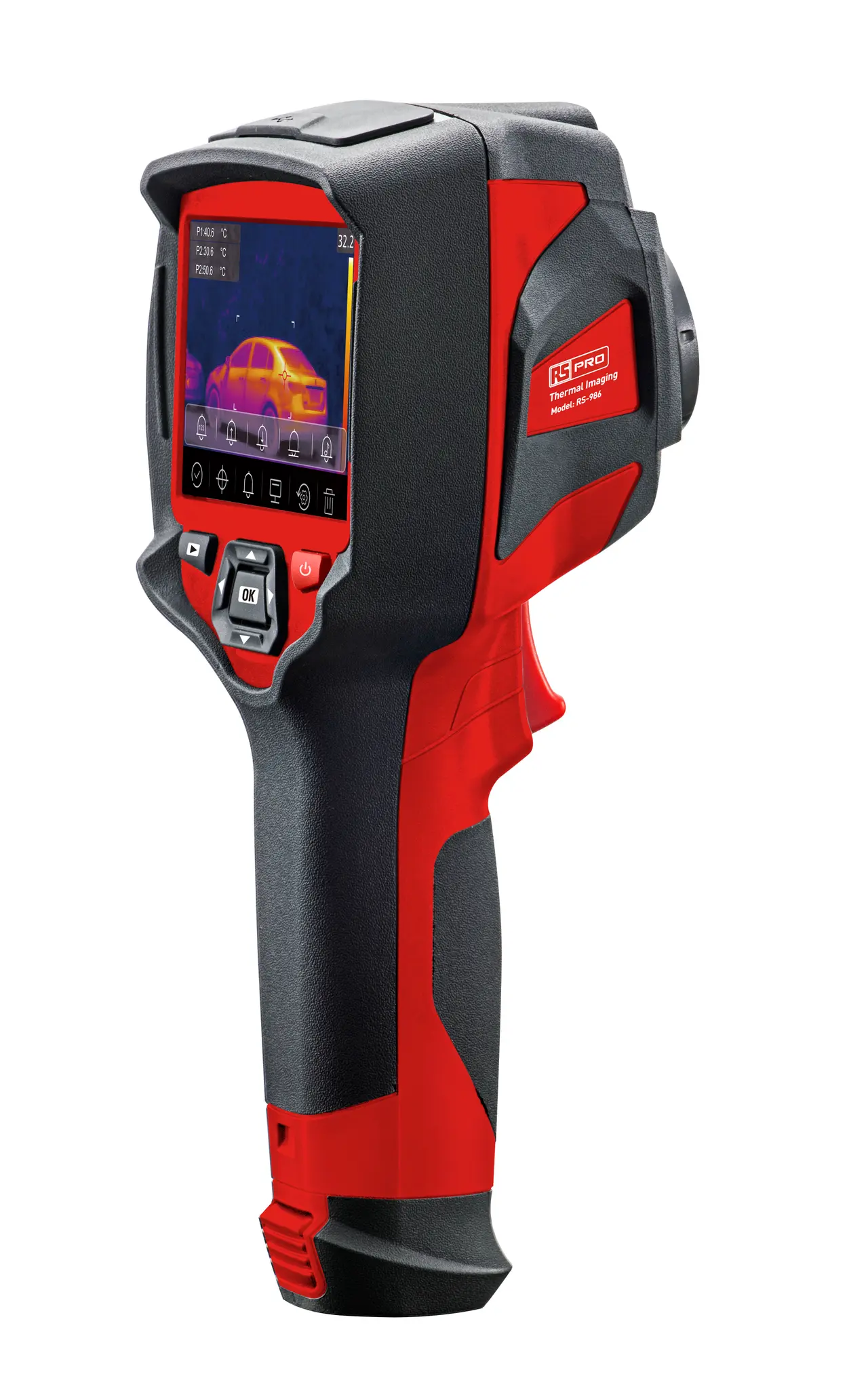 Produktfoto 1 von RS PRO Wärmebildkamera mit WLAN Fest-Fokus 220 x 160Pixel, -20 °C→+330 °C / 100mK , ISO-kalibriert