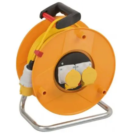 Produktfoto 1 von brennenstuhl Kabeltrommel, 50 m, 2-fach, BS1363 IP44 110V
