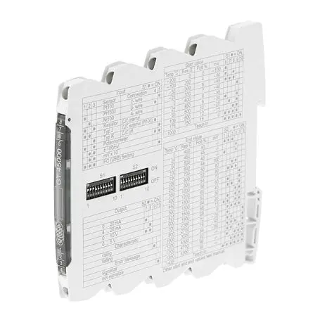 Produktfoto 1 von GEORGIN Serie GN 25000 Isolationsverstärker 24 V dc, Strom/Spannung 0 to 10 V EIN / Analog DIN-Hutschiene