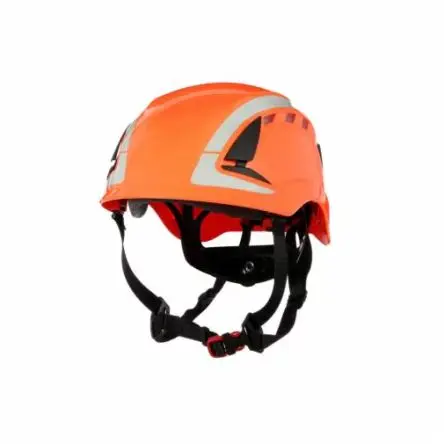 Produktfoto 1 von 3M X5000 and X5500 Sicherheitshelm Belüftet Kinnriemen inkl. Verstellbar ABS Orange