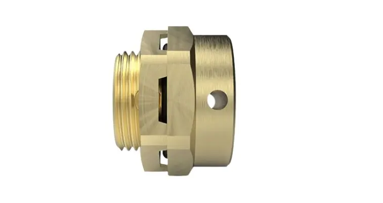 Produktfoto 1 von Peppers ACDP Messing Flexible Rohrverbindung Kabelrohr 20 mm Nickelphosphor-Finish IP66