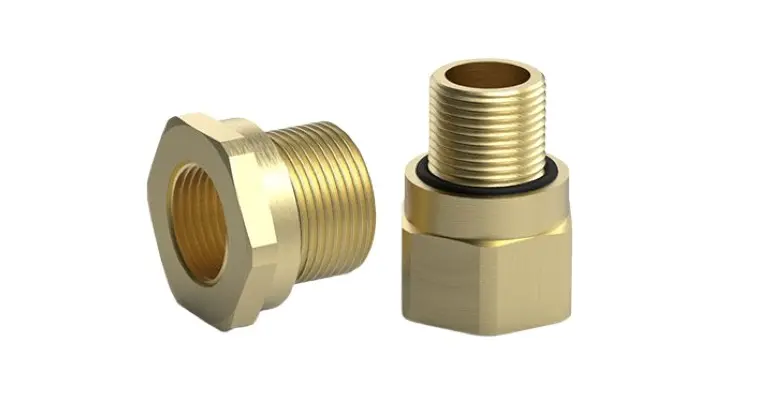 Produktfoto 1 von Peppers AR Kabelverschraubung Adapter M25 M20 Messing Messing 100 °C / 400 °C