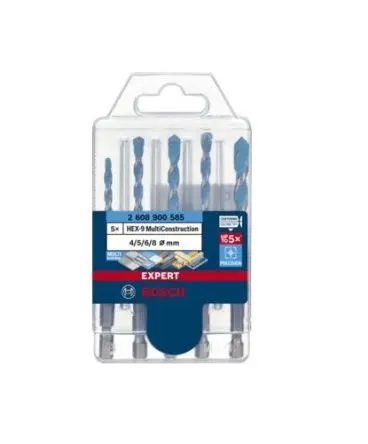 Produktfoto 1 von Bosch Carbidspitze Drehung Satz 5.5 mm → 8 mm, 5-teilig für Mehrmaterial