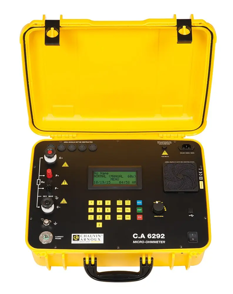 Produktfoto 1 von Chauvin Arnoux, Mikro Mikro-Ohmmeter 0.000001 mΩ 1 μΩ