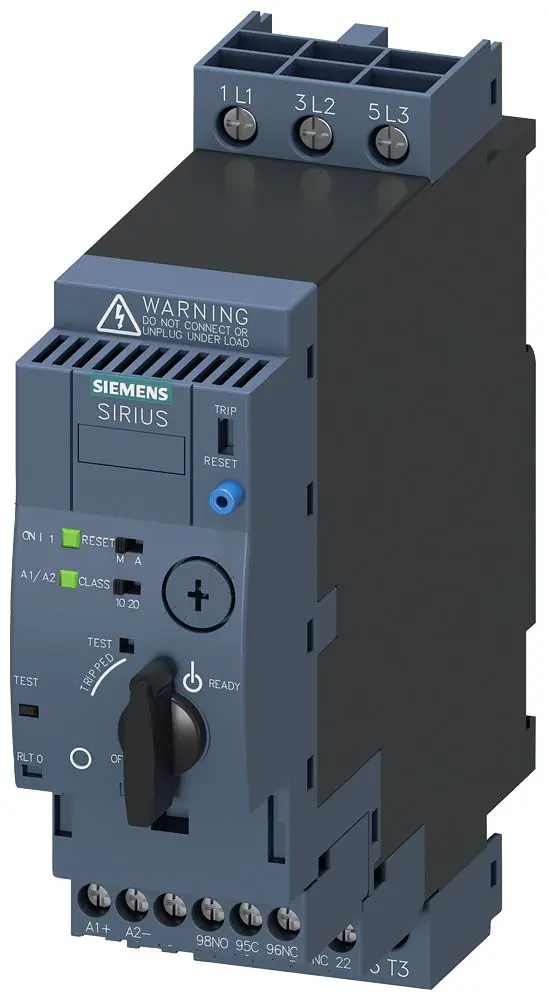 Produktfoto 1 von Siemens SIRIUS 3RA6 3RA61 Verbraucherabzweig 3-phasig, 690 V AC, Automatik