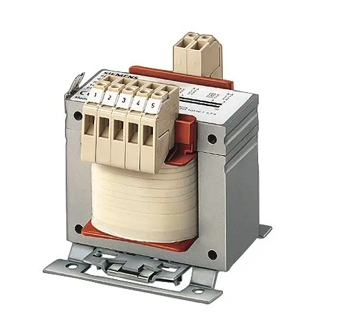 Produktfoto 1 von Siemens Transformator, 160VA, Primär 420V / Sekundär 230V DIN-Schiene 1 Ausg.